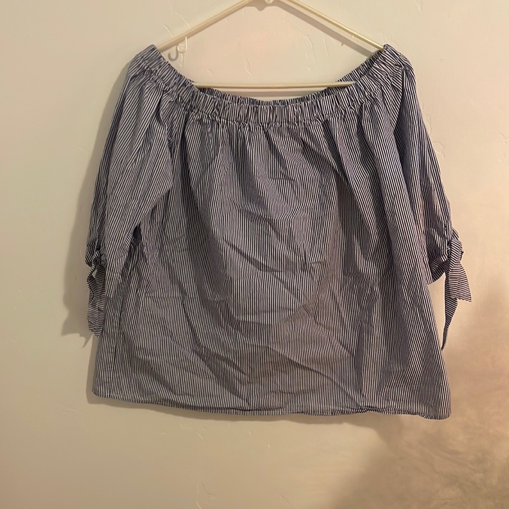 Off the shoulder.